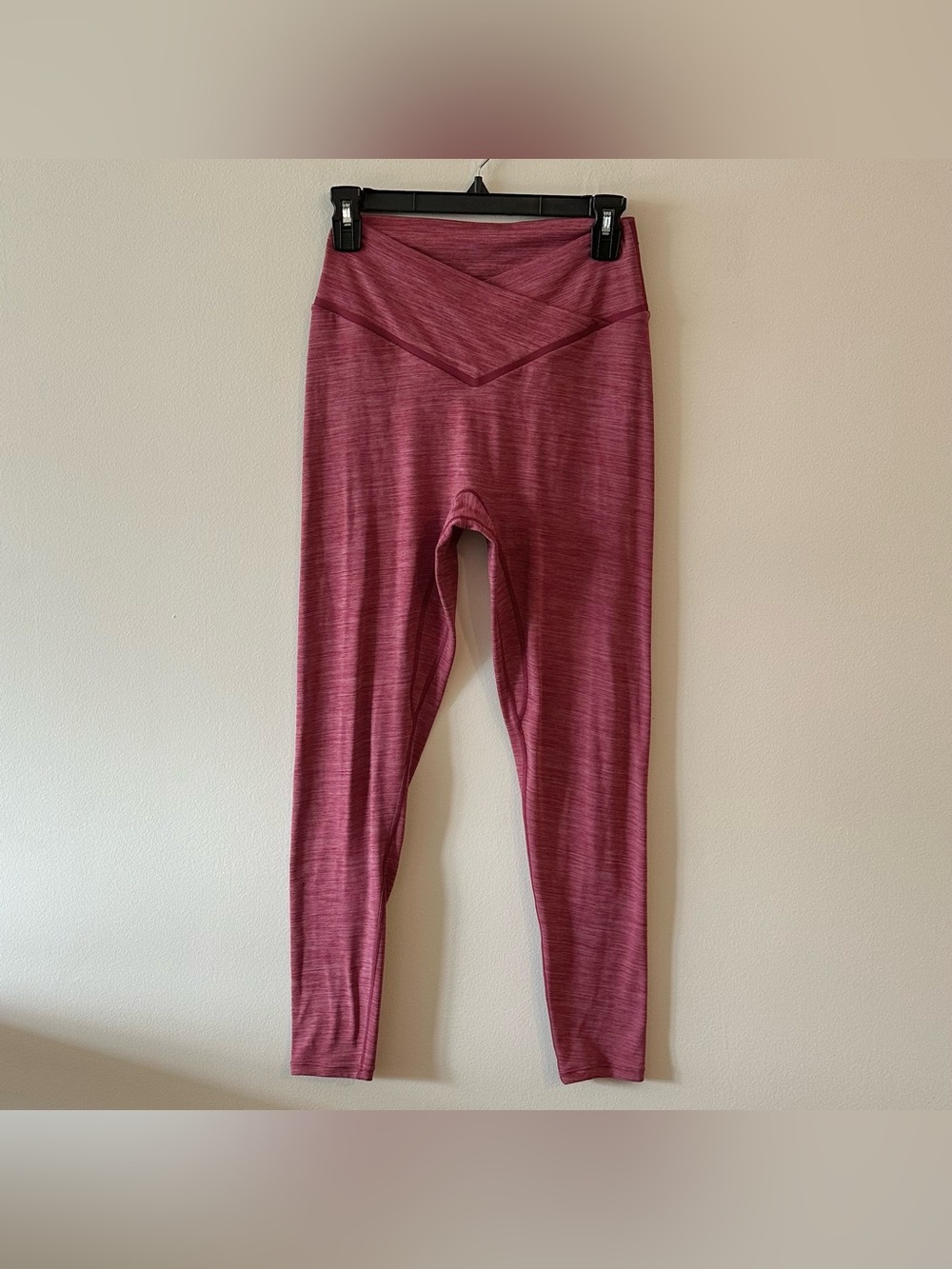 Vitality Daydream V High Waist Leggings Sangria Marl Red L? Activewear Balance
